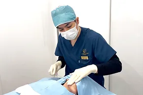 施術中の様子