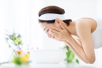 クレンジング・洗顔の様子
