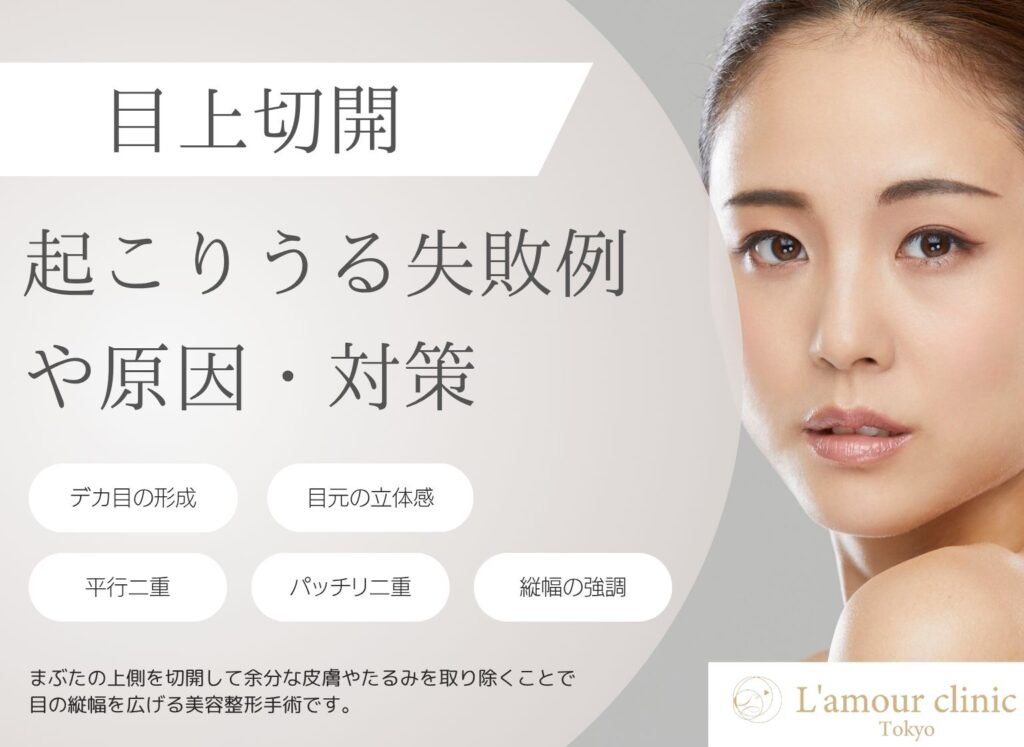 目上切開 失敗